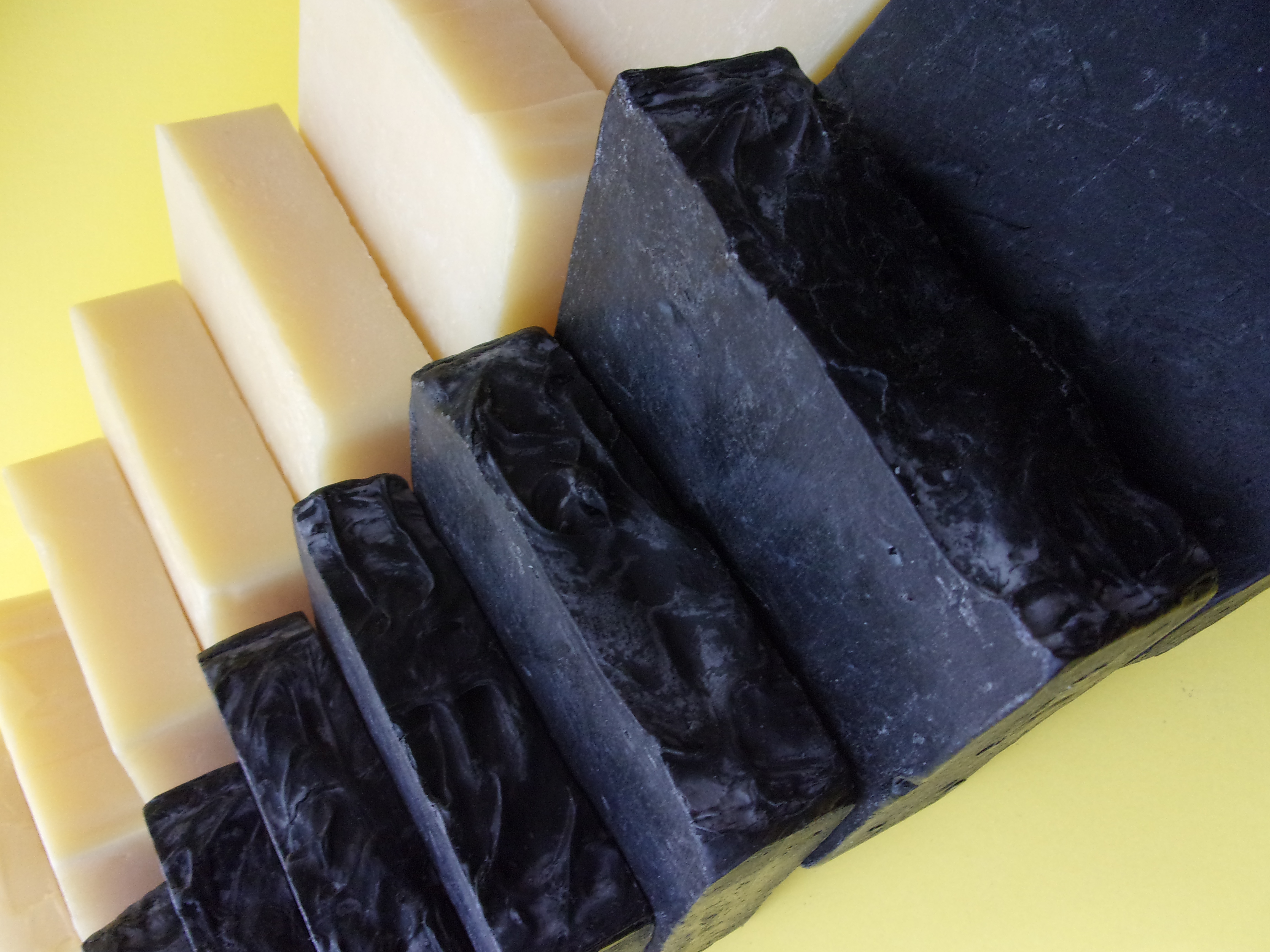 Activated Charcoal & Castile Soap Bars.