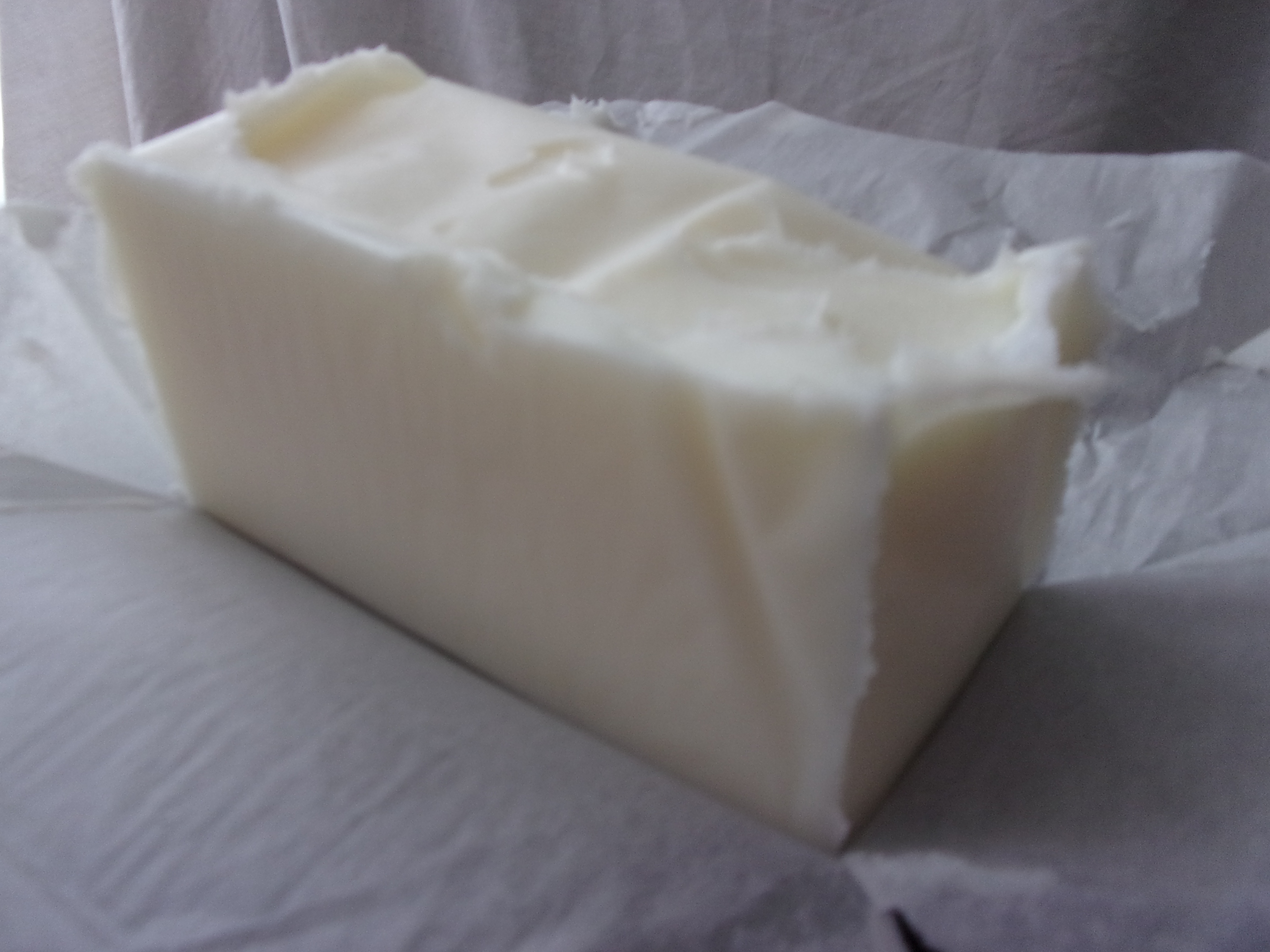 Typical one pound block of lard. one pound block of lard.